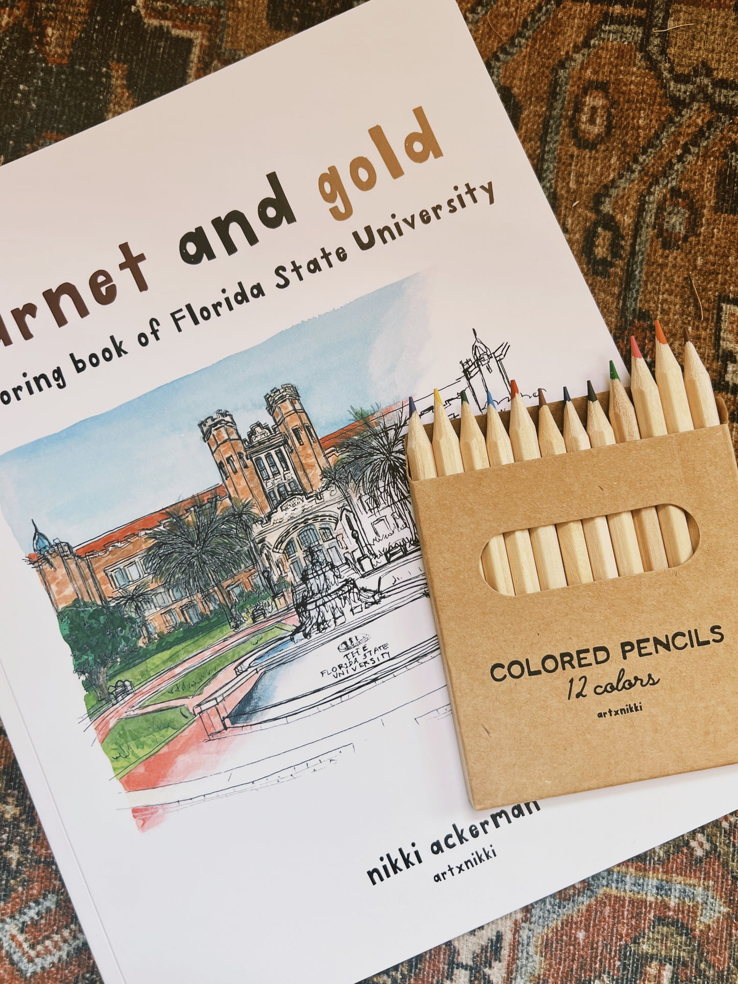 Garnet and Gold: a coloring book of Florida State Univeristy