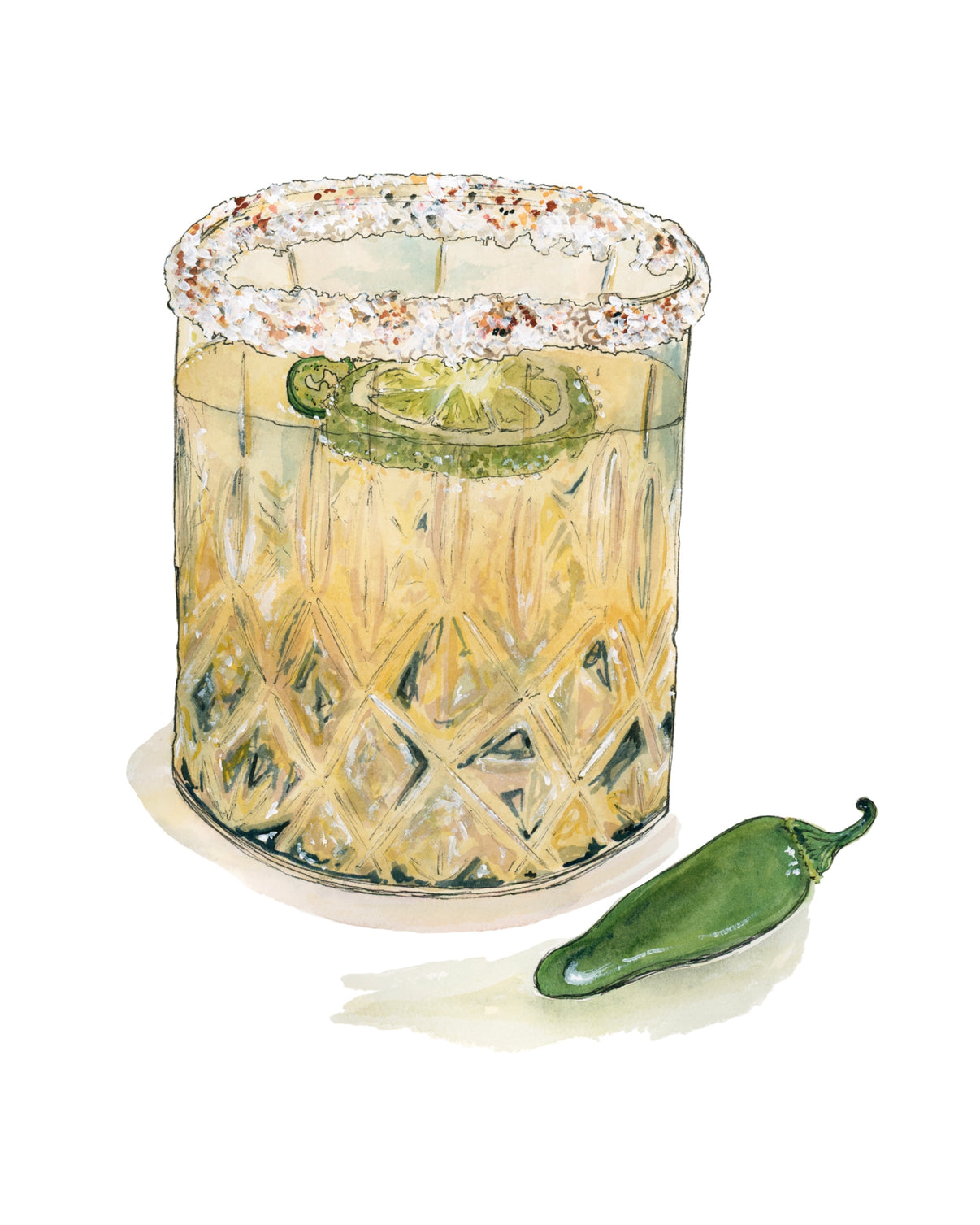 Spicy Margarita Art Print artxnikki