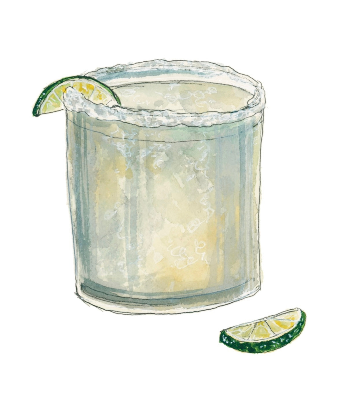 Short Margarita Art Print